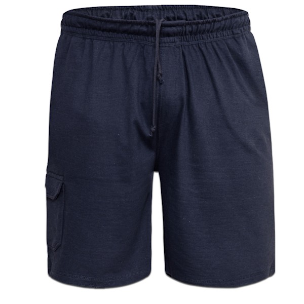 Duke Herr D555 John Cotton Lättvikts Kingsize Cargo Shorts 4X Navy 4XL