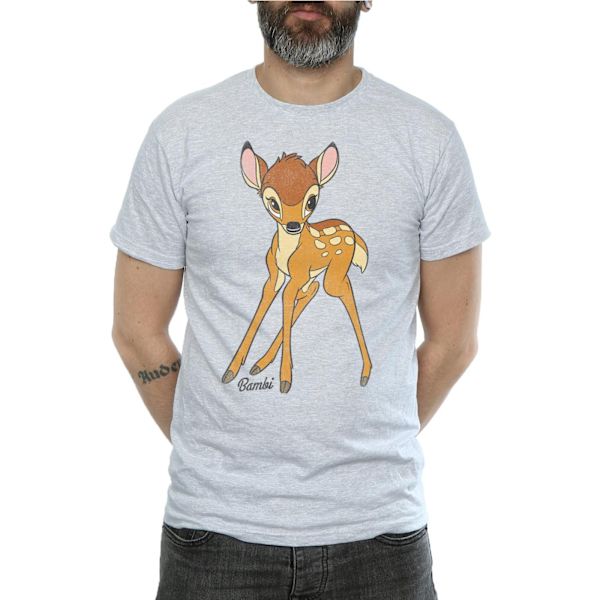 Bambi Klassisk T-shirt XXL Sports Grey för män Sports Grey XXL