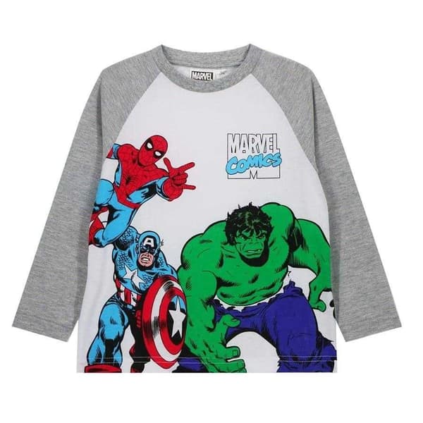 Avengers Barn/Barn Raglan Långärmad T-shirt 3-4 År M Multicoloured 3-4 Years