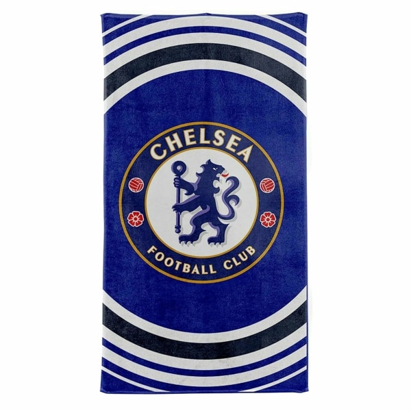 Chelsea FC Pulse Beach Handduk One Size Blå/Vit/Svart Blue/White/Black One Size