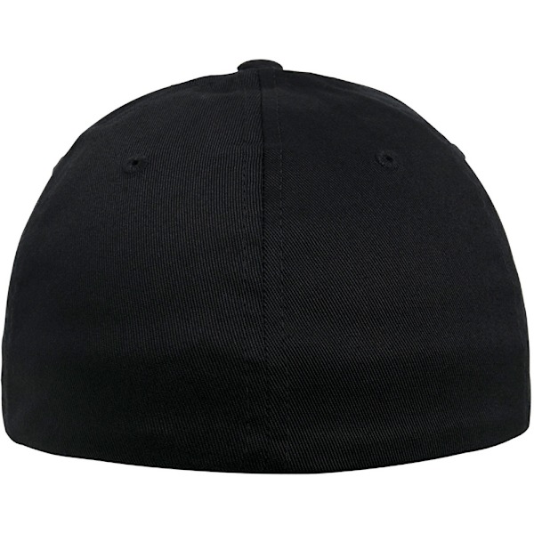 Flexfit Unisex Ekologisk Bomullskeps S/M Svart Black S/M