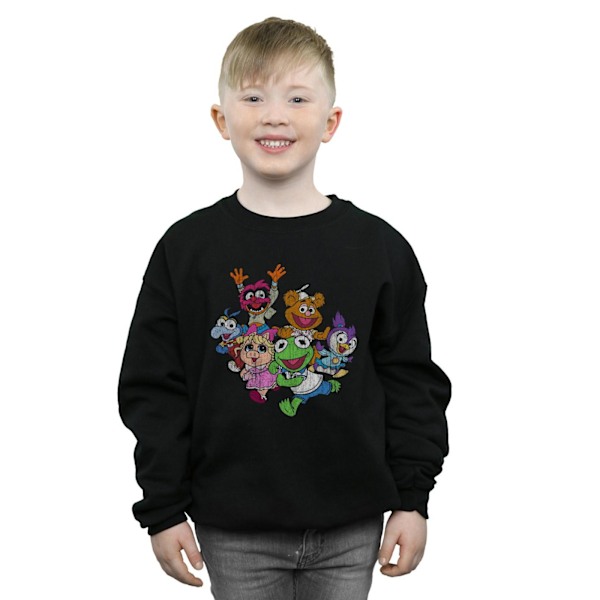 Disney Boys The Muppets Muppet Babies Färggrupp Sweatshirt 1 Black 12-13 Years