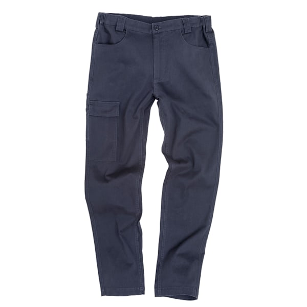 WORK-GUARD by Result Herr Stretch Slim Leg Chinos XS Marinblå Navy Blue XS