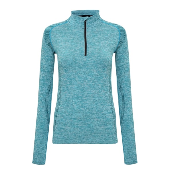 TriDri Dam/Kvinnor Sömlös 3D Passform Multi Sport Performance Zi Turquoise M