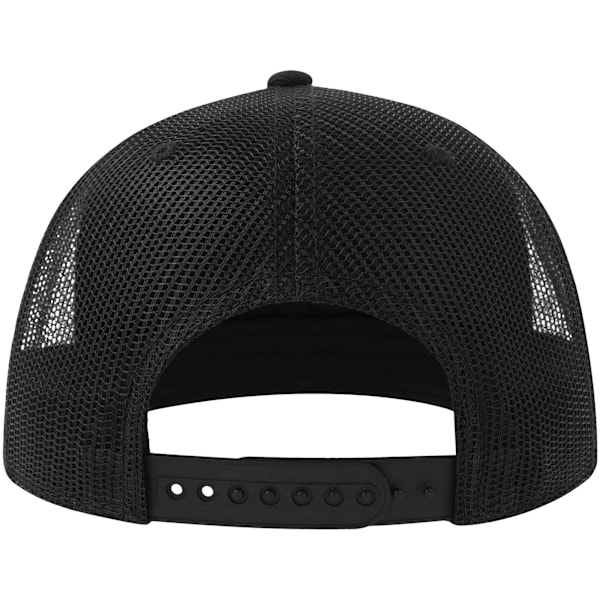 Atlantis Unisex Mesh 6 Panel Trucker Cap One Size Svart Black One Size