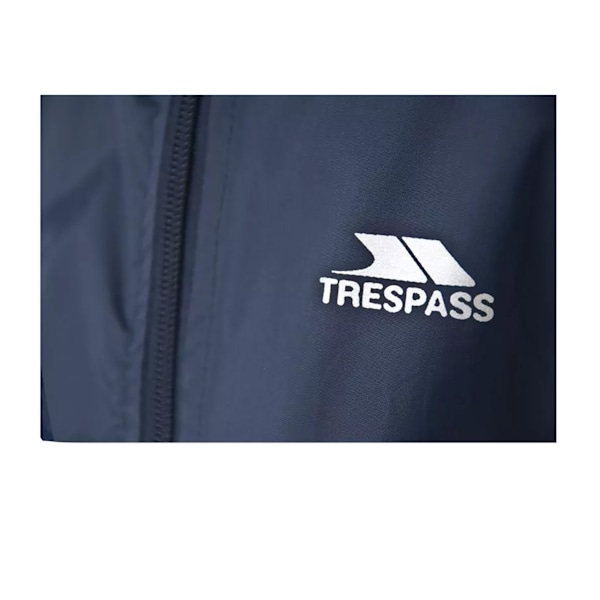 Trespass Barn/Barnknapp Vattentät Regnställ 3/4 År N Navy Blue 3/4 Years