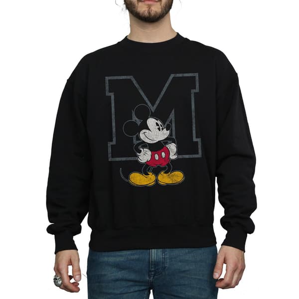 Disney Herr Klassisk M Musse Pigg Tröja S Svart Black S