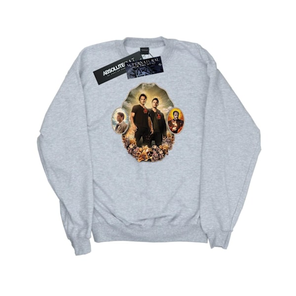 Supernatural Dam/Kvinnor Holy Shrine Sweatshirt M Heather Grå Heather Grey M