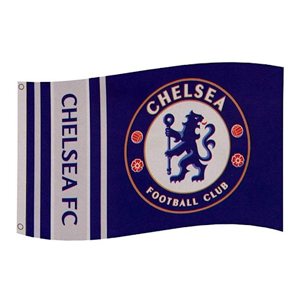 Chelsea FC Core Crest Flag One Size blå blue One Size