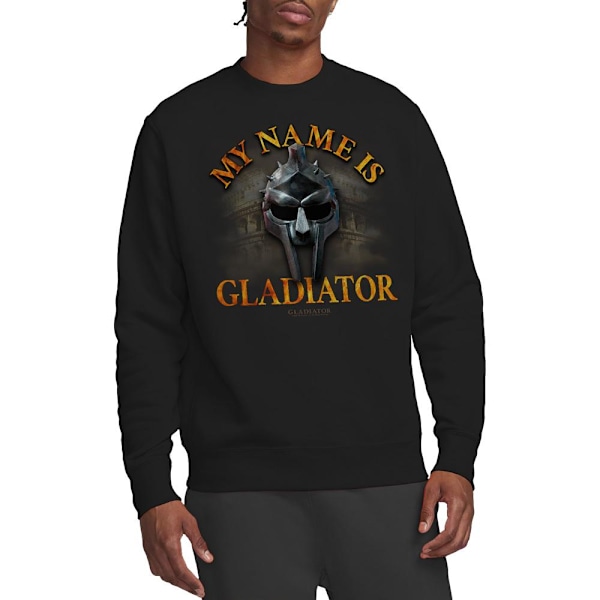 Gladiator Unisex Vuxen My Name Is Sweatshirt L Svart Black L