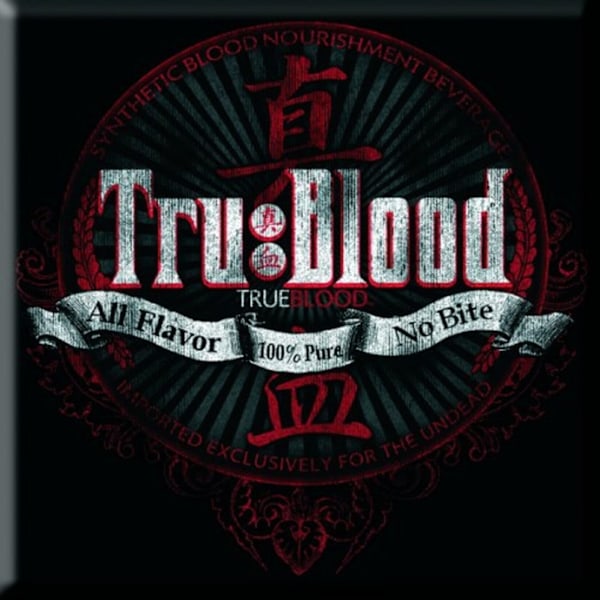 True Blood All Flavour No Bite Kylskåpsmagnet En Storlek Svart/Röd Black/Red/White One Size