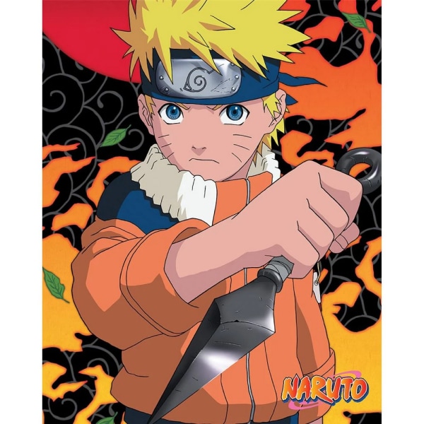 Naruto Jinchuriki Sunset Print 50cm x 40cm Orange/Svart/ Orange/Black/Yellow 50cm x 40cm