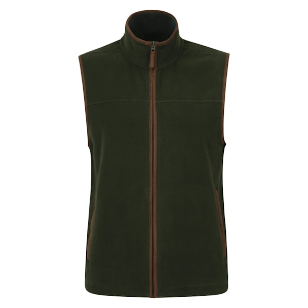 Mountain Warehouse Rove Fleece Gilet för Män 3XL Grön Green 3XL