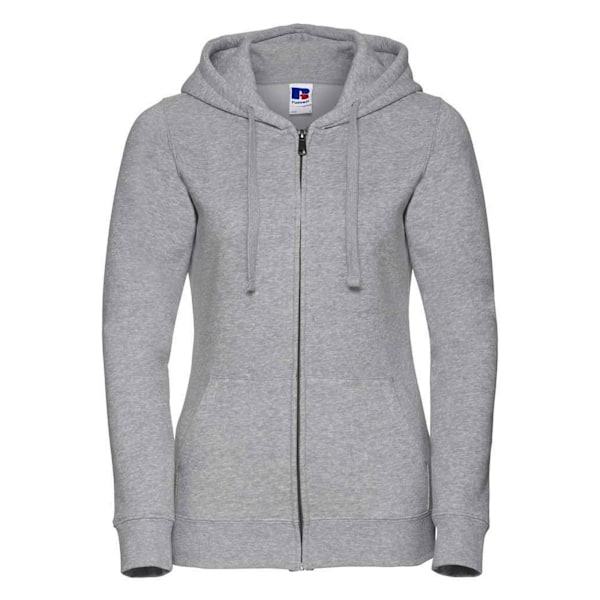 Russell Dam Hoodie för Kvinnor/Dam Authentic Full Zip XS Ljus Oxford Light Oxford XS