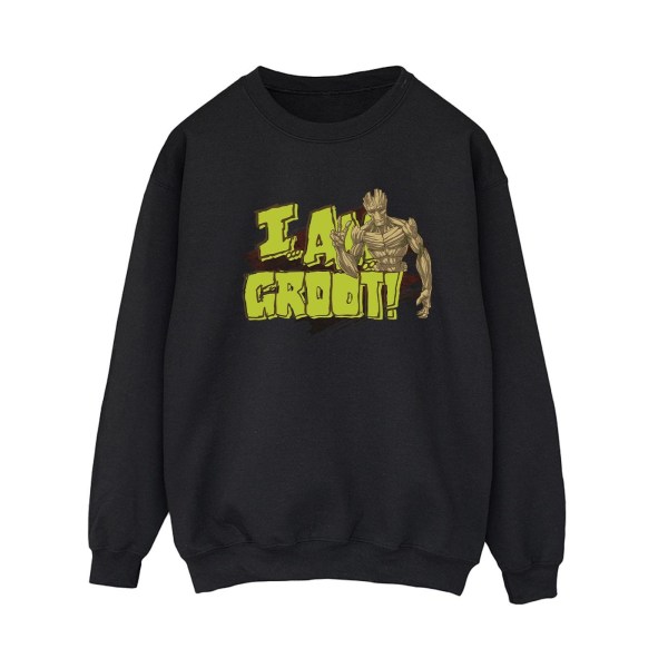 Guardians Of The Galaxy Dam/Dam I Am Groot Sweatshirt XXL Black XXL