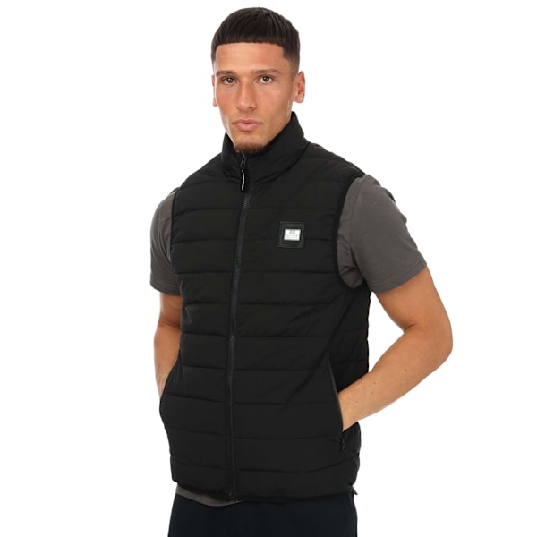 Weekend Offender Jasper Vadderad Väst Herr M Svart Black M
