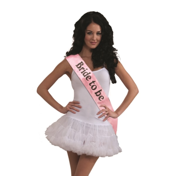 Bristol Novelty Bride To Be Sash One Size Rosa Pink One Size