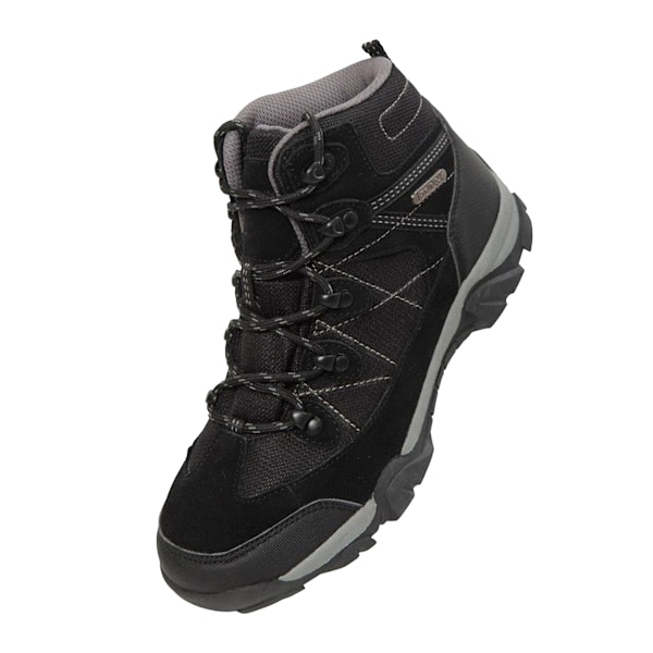 Mountain Warehouse Barn/Barn Trail Suede Vandringsskor 4 UK Black 4 UK