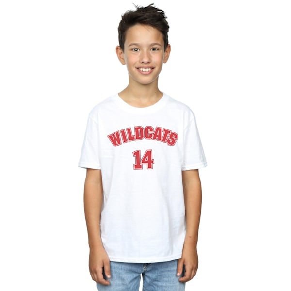 Disney Boys High School Musical The Musical Wildcats 14 T-Shirt White 3-4 Years