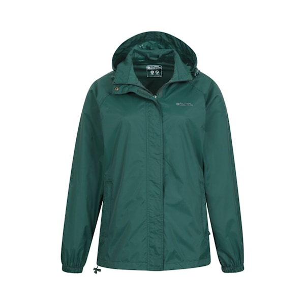 Mountain Warehouse Pakka II Vattentät Jacka för Kvinnor 18 Dark Green 18 UK