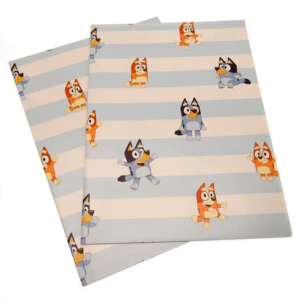 Bluey presentpapper (2-pack) One Size Blå/Vit/Gul Blue/White/Yellow One Size