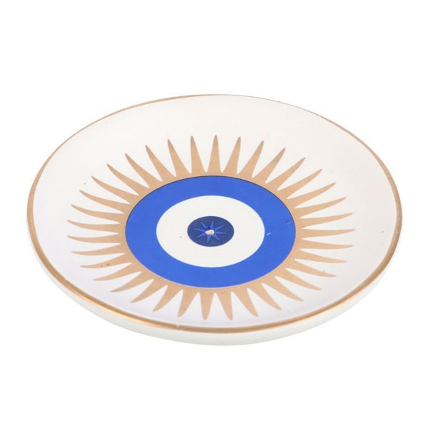 Something Different All Seeing Eye Rökelsepinnehållare En Storlek Blue/White/Gold One Size