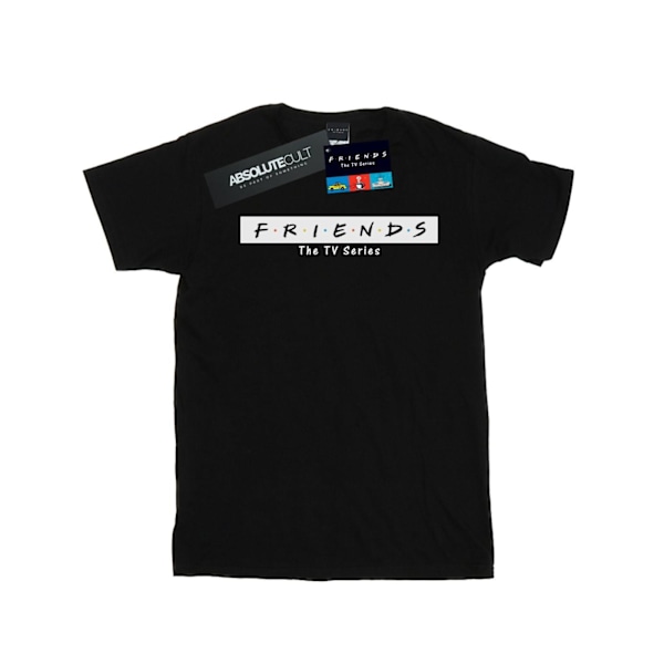 Friends Dam/Damer Logo Block Bomull Boyfriend T-Shirt L Bla Black L