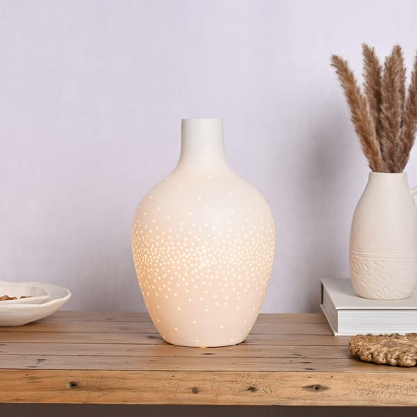 Hestia Vit Hög Bordslampa One Size Vit White One Size