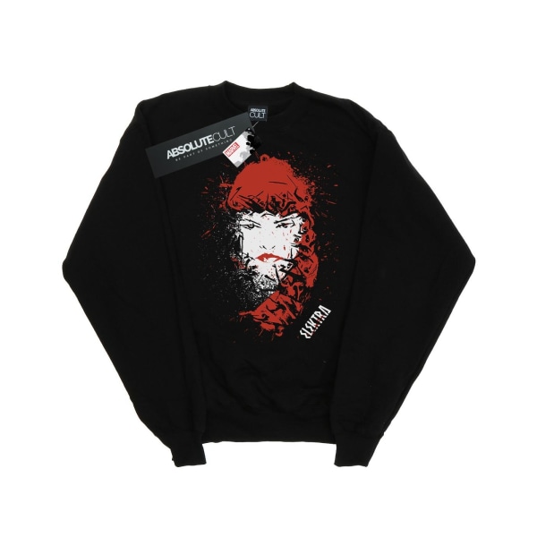 Marvel Womens/Ladies Elektra Face Of Death Sweatshirt S Svart Black S