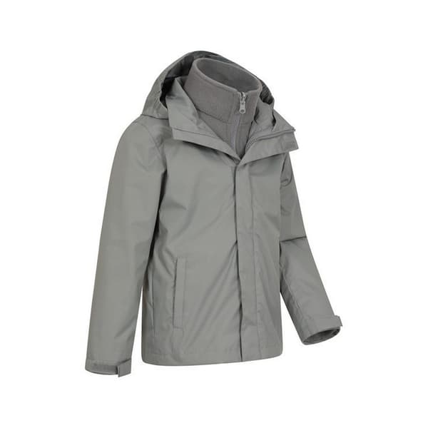 Mountain Warehouse Barnjacka 3 i 1 för barn 7-8 år Light Khaki 7-8 Years