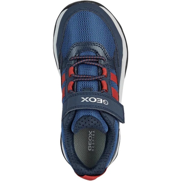 Geox Boys J Calco Trainers 2.5 UK Navy/Red Navy/Red 2.5 UK