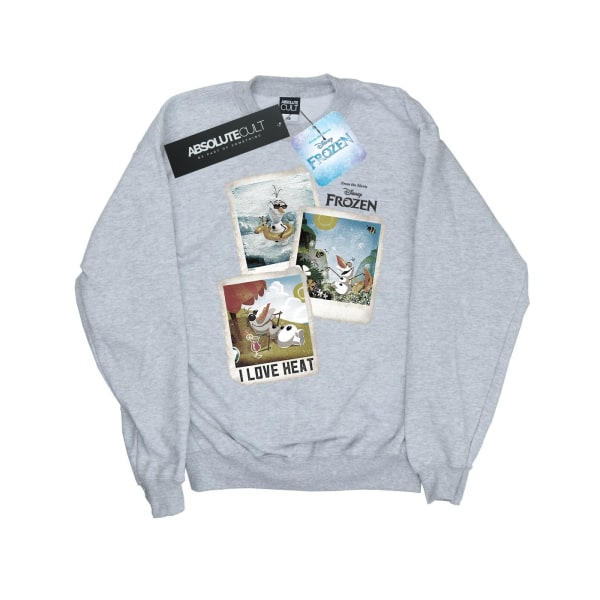 Disney Boys Frozen Olaf Polaroid Sweatshirt 9-11 år Sports G Sports Grey 9-11 Years