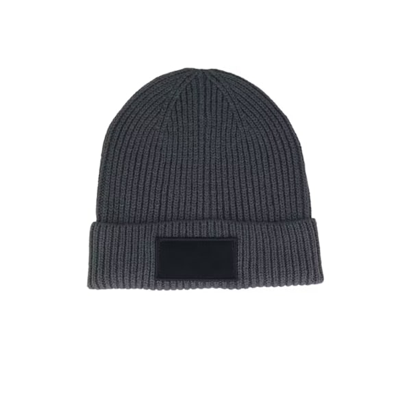 Beechfield Unisex Vuxen Fashion Patch Beanie One Size Graphic G Graphic Grey/Black One Size
