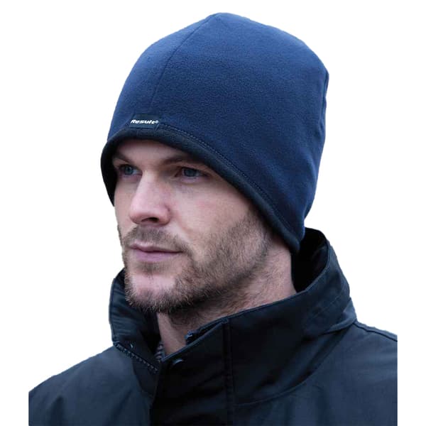 Result Winter Essentials Unisex Vuxen Reversibel Microfleece Bob Black/Navy L