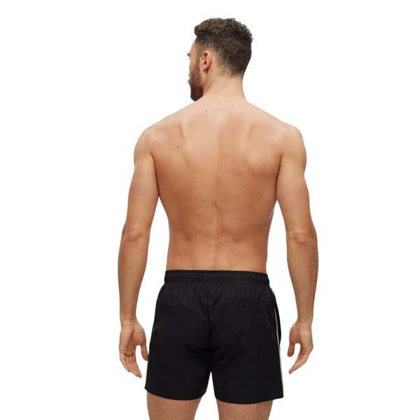 Boss Herr Iconic Regular Badshorts S Svart Black S
