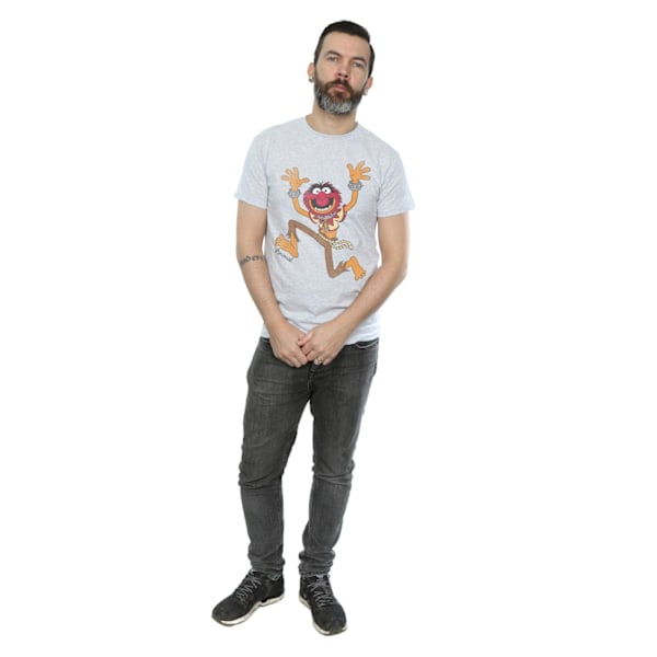 The Muppets Mens Classic Animal Heather T-Shirt L Heather Grey Heather Grey L