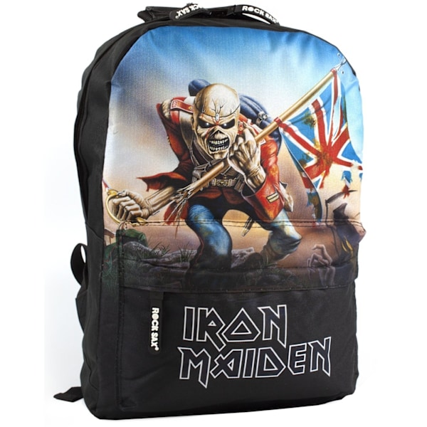 Rock Sax Iron Maiden Trooper Ryggsäck One Size Svart/Blå Black/Blue One Size