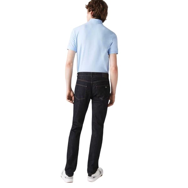 Lacoste Herr Denim Logo Slim Jeans 30L Blå Blue 30L