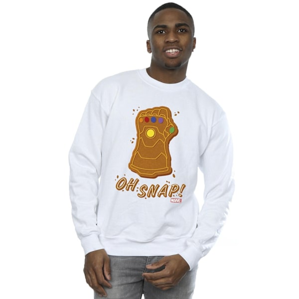 Marvel Herr Thanos Oh Snap Sweatshirt L Vit White L