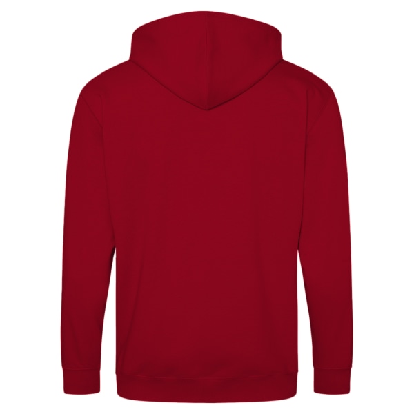 Awdis Plain Herr Hooded Hel Zip Hoodie / Zoodie S Fire Red Fire Red S