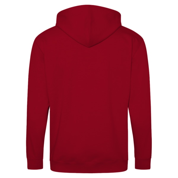 Awdis Plain Mens Hooded Full Zip Hoodie / Zoodie XL Fire Red Fire Red XL