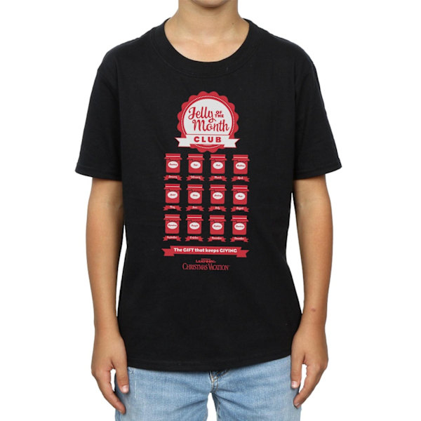 National Lampoon's Christmas Vacation Boys Jelly Club T-Shirt 7 Black 7-8 Years