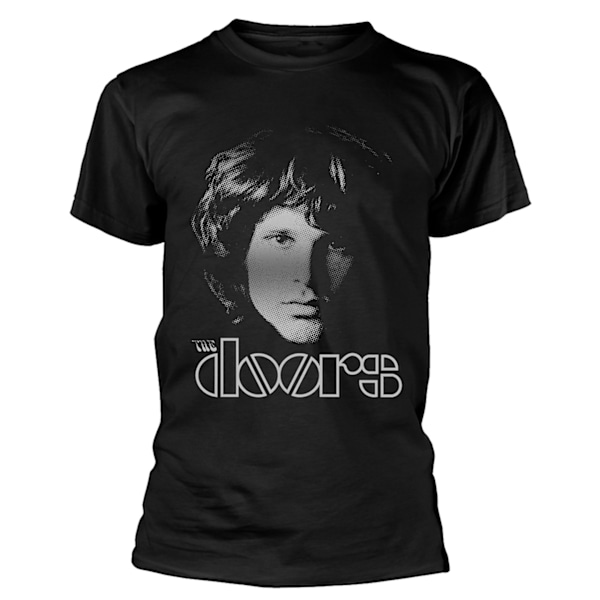 The Doors Unisex Adult Jim Halftone Bomull T-shirt S Svart Black S