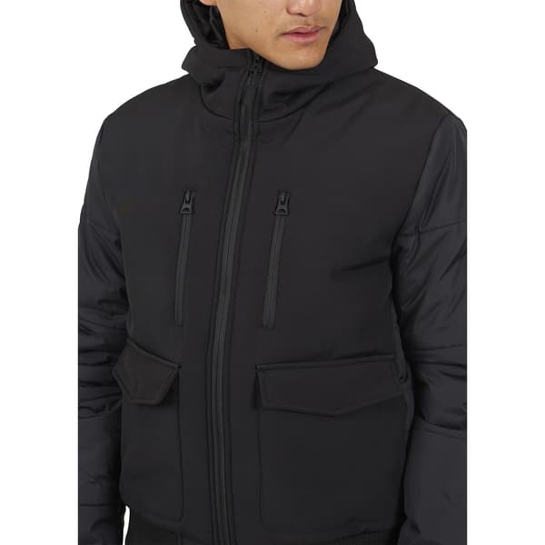 Brave Soul Herr Puffer Soft Shell Jacka L Svart Black L