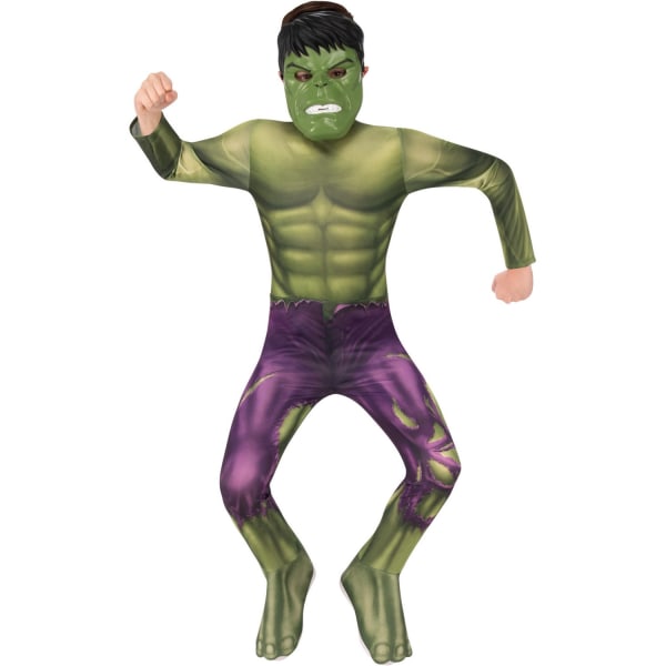 Hulk barn-/barndräkt 1-2 år grön/lila Green/Purple 1-2 Years