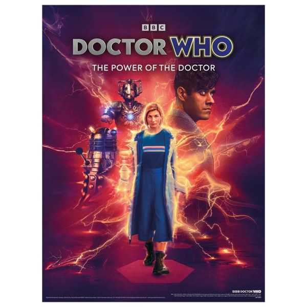 Doctor Who The Power Of The Doctor Poster 40cm x 30cm Multicolo Multicoloured 40cm x 30cm
