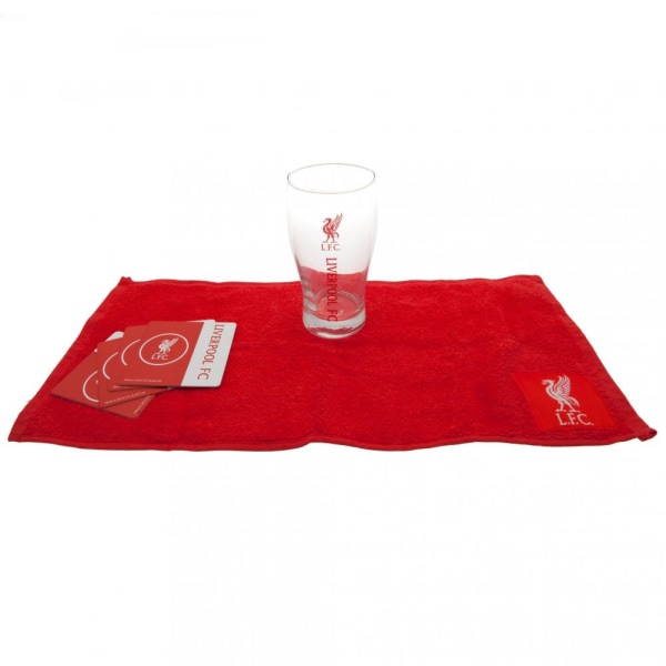 Liverpool FC Official Mini Bar Set One Size Röd/Vit Red/White One Size