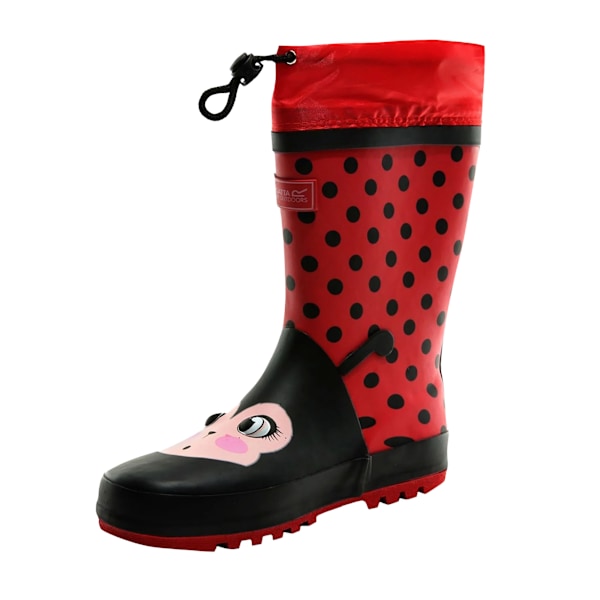 Dare 2B Barn/Barn Mudplay Dinosaurie Wellingtoner 9 UK Barn Red/Black 9 UK Child