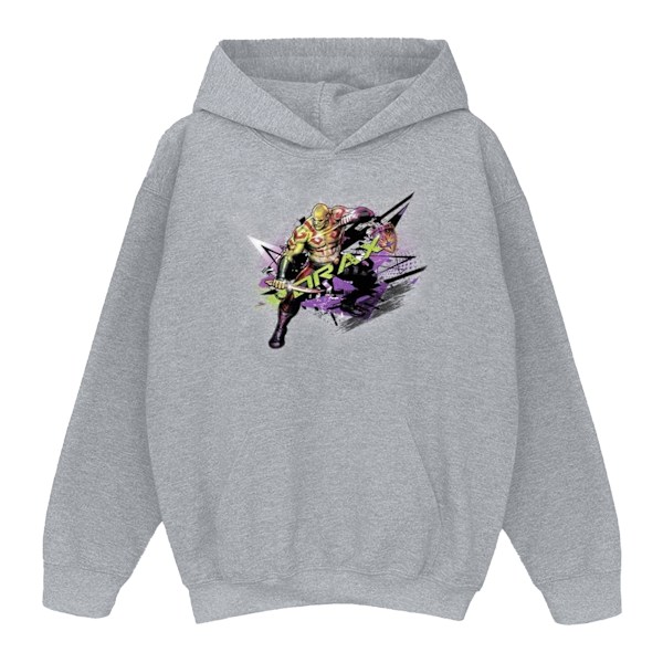 Marvel Womens/Ladies Guardians Of The Galaxy Abstract Drax Hood Sports Grey 3XL