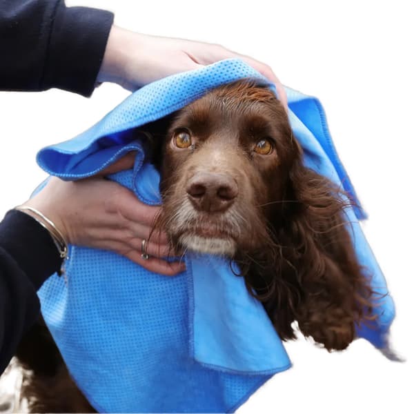 Benji & Flo Snabbtorkande Hundhandduk One Size Blå Blue One Size